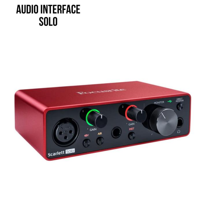 FOCUSRITE AUDIO INTERFACE - SCARLETT SOLO