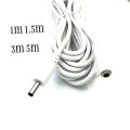 White 5V DC Power Extension Cable DC3.5*1.35 Female To Male Plug Power Pord 1m/1.5/3/5m 22AWG. 