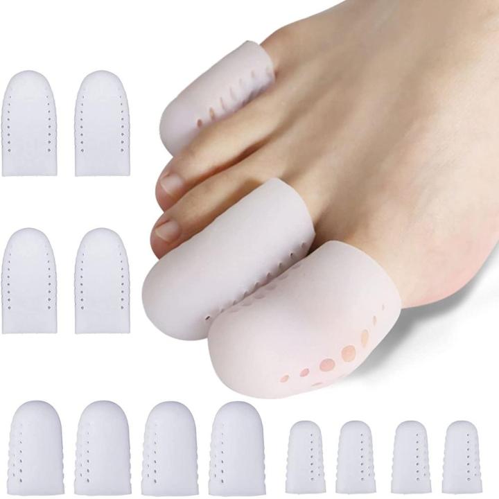 Colored Toe Protector silica Breathable Comfortable Transparent color 2PCS Toe Protectors for ...