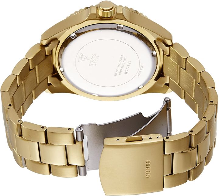 Guess%20Men%E2%80%99s%20Quartz%20Stainless%20Steel%20Blue%20Dial%2044mm%20Watch%20W0172G5%20Stainless%20Steel%20Wrist%20Watch%20For%20Men%20-%20Image%203