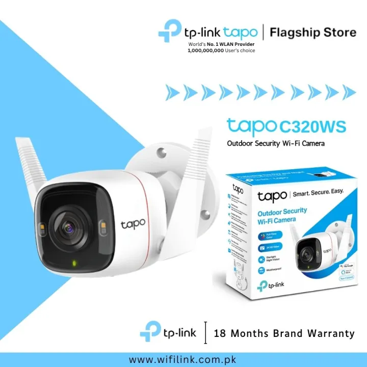 TP-Link%20Wi-Fi%20Camera%20Tapo%20C320WS%20/%20C520WS%20/%20C530WS%20Outdoor%20Security%20Wi-Fi%20Camera%20-%2018%20Months%20Warranty%20-%20Image%202