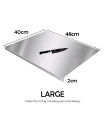 THE ONLY FOOD GRADE pure stainless steel cutting board/chopping board/CounterTop. No Microplastic. No Smell, Stainless steel chopping board,steel cutting board, Chopping Board, Kitchen Utensils, cutting board large size, cutting board steel, cutting board. 