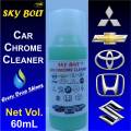 Sky Bolt Car Logo Cleaner- Car Chrome Cleaner - 1PCS-60mL. 