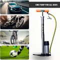 Road Bike Bicycle Hand Floor Air Pump Heavy Duty Stainless Steel Cycle Air Pump with air pump with pressure gauge for Bicycle Tyre/Car/Bike/Motorcycle. 