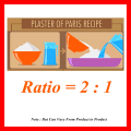 1KG Plaster of Paris For Wall Crack Filler Tiles Paint Repairing High Quality. 