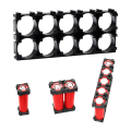 OUMERY 20Pcs 18650 Lithium Cell Spacer 2X5 Cell Spacer 18650 Lithium Battery Plastic Holder Bracket for DIY Battery Pack. 