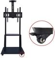 PakJAStore TL-1700 Mobile TV Bracket, Rooling TV Stand with Wheels for 32 to 70 Inch LCD LED OLED  (Black). 