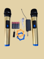LT-125 2x Universal Wireless Microphone Professional Handheld Mic System + Receiver Karaoke for mobile, PC, DSLR, Camera HD Wirelss Handy Microphone with reciever for Mobile and PC Compiter, DSLR, Video Camera Universal. 