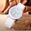 Geneva Silicone Watches Fashion Beautiful Colorful Jelly Student Clock Casual Luxury Woman Watch Zegarek Damski Reloj Mujer часы. 