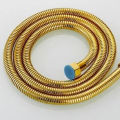 Golden Stainless Steel Flexible Muslim Shower Chain or Shattaf Hose , Bath Chain, CP Chain , golden Muslim shower pipe. 