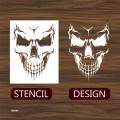 Evil Skull Stencil Scrapbook, Wall Painting, Coloring Embossing Album Decorative Template.. 