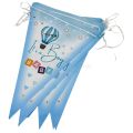 ITS A BOY BUNTINGS - PACK OF 10 BABY BOY FLAGS BANNER. 