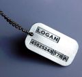 【S Elvey Trend Store】New male Kpop X-Men necklace vintage-X dog pendant. 