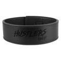 Weightlifting gym Leather lever belt for fitness - 4 inches Black. 