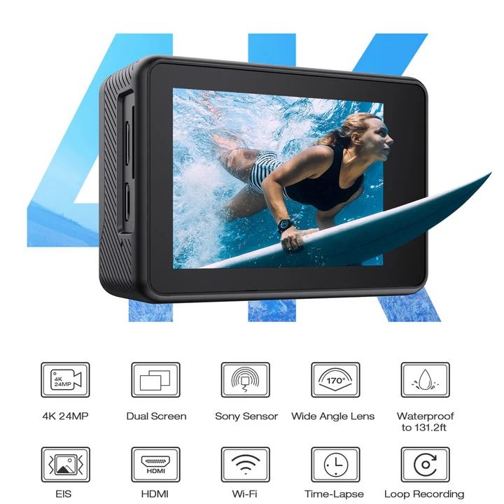 Campark%20X35/AC01%20Action%20Camera%204K%2024MP%20Wi-Fi%20Underwater%20Waterproof%20Camera%2040M%20with%20Dual%20Screen%20-%20Image%203