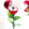 Rose Flower Ring Box / Ring Container / Jewelry Holder. 