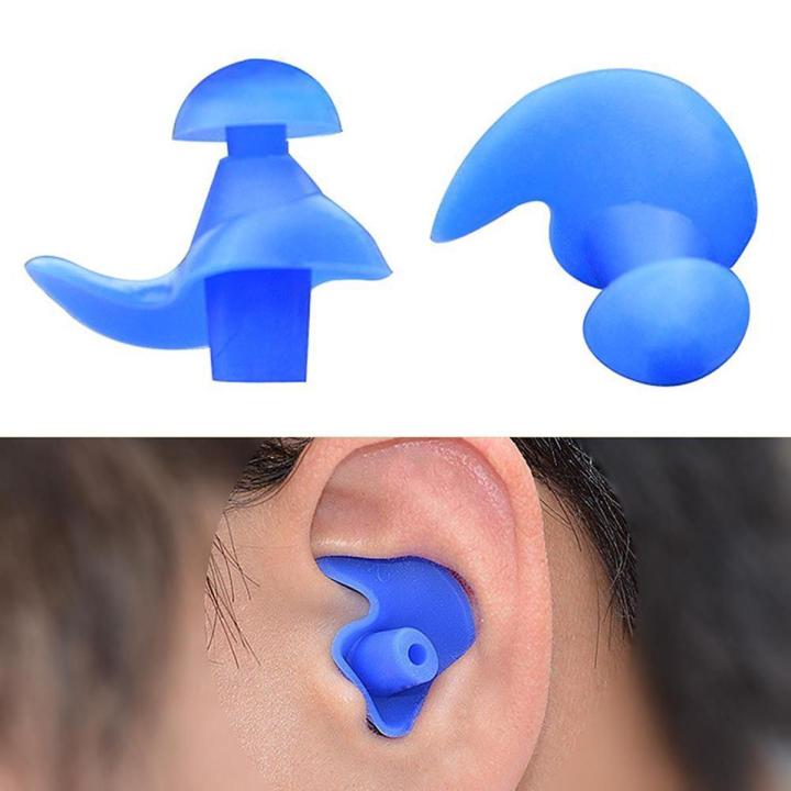 1 Pair Hearing Protection Ear Plugs Earbuds Anti Noise Soft For Swimming Sleep