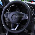 TCPH Universal 15" 38cm Leather Auto Car Steering Wheel Cover Non-slip Protector New joie. 