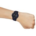 Casio G Shock Black Resin Analog/Digital Black Dial Bluetooth Multi-Function Black Resin Band Watch-GBA-900-1ADR. 