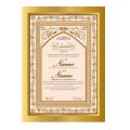 Customized Nikkah Frame Certificate with Premium Frame, Personalized Nikah Certificate A4 Size for Weddings, Premium High-Quality Nikkah Signature Certificate, Perfect Wedding Gift, Beautifully Crafted wedding Gift. 