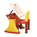 Tohfa Table 2in1 Educational Table & Chair Set For Kids, 1 Chairs Rotational Printed Table Top Alphabet, Months Name & Day Name Top Table With Storage, Study Table Toys, Play Toy & Learning Development, Preschool Nursery, Homework For Boys & Girls. 