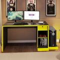 High-end Gaming Setup Computer Table with CPU Placement, Drawer & Open Storage Box - CT0025. 