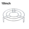 Stand - Pan Stand - Stainless Steel Pan Stand - Heat Resistant Hot Pot And Pan Stand (Round Shape). 