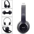 P47 - Foldable Bluetooth Wirless Headset - White-Bluetooth Wireless Headphone P47 Wireless Headphones, P47 Bluetooth Over Ear Foldable Headset With Microphone Stereo Earphones 3.5Mm Audio Support Fm Radio Tf For Pc Tv Smart Phones & Tablets. 