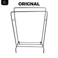 High-Quality Double/Single Cloth Hanging Stand Rack Rustproof Metal Clothes & Shoes Organizer | Garment Stand Purse & Accessories Hanger | Boutique Display Rack for Home Store, or Tailor Shop Use. 