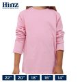Hinz Youth Essential Round Neck Unisex Top (Full Sleeves) Combed Cotton Interlock. 