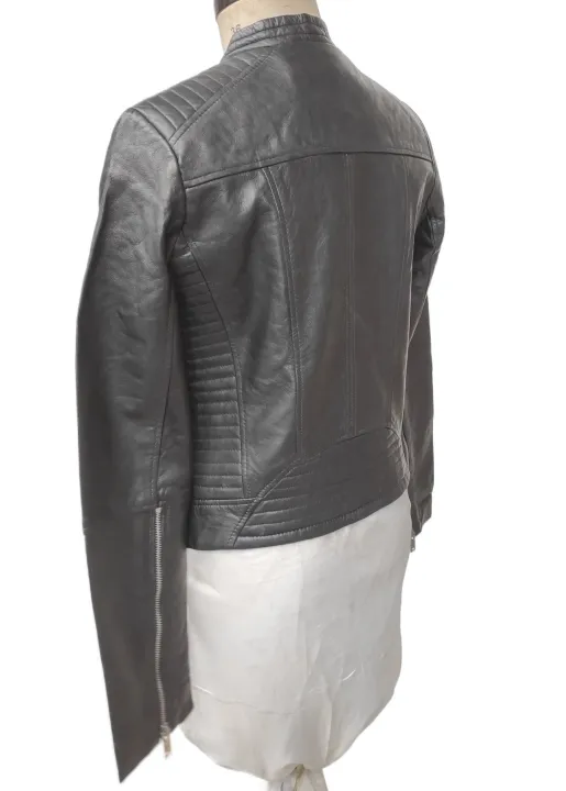 DESIDERIO%C2%AE%20Black%20Pure%20Sheep%20Leather%20Jacket%20for%20Men%20Slim%20Fit%20Lightweight%20Fashion%20Jacket%20-%20Image%203