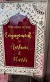 Handmade Traditional Welcome Engagement/Nikah/Wedding Board: Elegant Moroccan White Frame with Mirror Work and Floral Accents – Customized Couple’s Name in Classy Gold Script. 