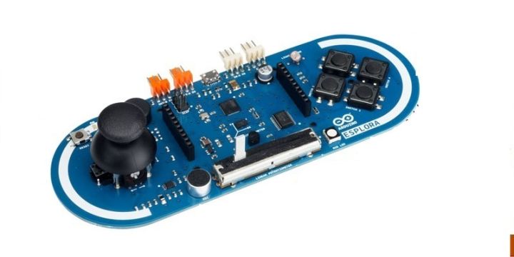 Arduino Esplora ATmega32U4 arduino esplora is a microcontroller board derived from the arduino leonardo