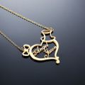 costumized name locket 24k gold plated. 