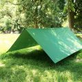 Awning Waterproof Tarp Tent Shade Canopy Sunshade Camping Beach Sun Shelter, with hooks on every 3 feet distance on sides and double stitched edge to edge borders.. 