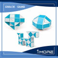 Snake puzzle snake Cube Pieces 24 Blocks Magic Cubes Mini Plastic Twist Puzzle Toy. 