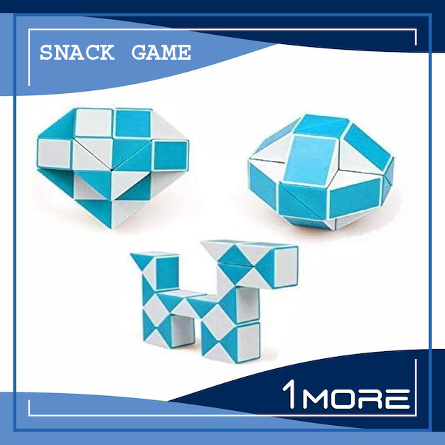 Snake puzzle snake Cube Pieces 24 Blocks Magic Cubes Mini Plastic Twist Puzzle Toy