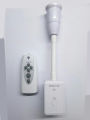 E27 LED Remote Control Plug Holder Base for Night Bedside Lamp (without Light Source) Voltage:220V. 