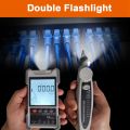 ET618 Network Cable Tester with LCD Display Analogs Digital Search POE Test Cable Wiremap Tester ID Mapping Tool. 