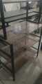 5-shelf Kitchen Bakers Rack with Hutch Industrial Microwave Oven Stand Free Standing Kitchen Utility Cart. 