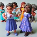 Disney Encanto Movie Cartoon Figure Models 6Pcs/set Encanto Mirabel Action Toy Figures 10Cm Q Version Cake Ornaments Decorate. 
