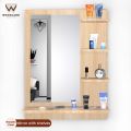 Wood land Fabulous DIY Wall Mounted Dressing Table / Wall Mirror With Shelf. 
