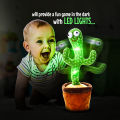 Dancing cactus, Rechargeable Dancing cactus toy for kids, Twisting and singing cactus, educational toy, Musical toy. 