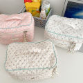 Travel Makeup Bag High Capacity Bunny Print Cosmetic Storage Bag. 