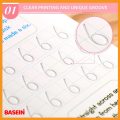 BASEIN New style Sank Magic Practice Copybook 3D Groove Reusable Writing English Book for Kid Calligraphy Wipe-free Children Toys Gift. 