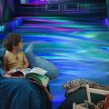 New Star Light Projector, Galaxy Light Projector With Ocean Wave, Music Bluetooth Speaker, Remote Control, Adjustable Brightness, Ideal Gift For Friends, Living Room, Decor, Bedroom, Christmas, Birthday Party Decoration. 