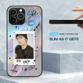 Hyunjin Sticker Phone Case Glass For Iphone15 14 13 11 12 Pro Max Mini Xr X Xs 6 7 8 Plus Cover Skz Hyunjin Felix Bangchan Chan. 