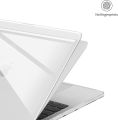 EooCoo Case Plastic Hard Shell Cover compatible for Macbook Pro 13 inch M2 M1 A2338 A2251 A2289 A2159 A1989 A1706 with Touch Bar, 2022-2017 Released, Smooth Shiny Surface, Crystal Clear. 