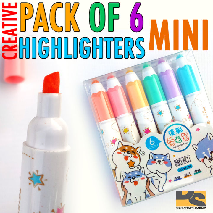 Mini%20Cute%20Pencil%20Shape%20Colourful%20Highlighter%20Markers,%206pcs/set%20Highlighter%20Pens%7C%20Cute%20stationary%20items%20for%20girls%20-%20Image%207