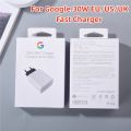 Original 30W Charger For Google Pixel 6 7 8 Pro XL 3 4A Fast Charging EU/US/UK Plug Power Adapter Compatible with USB-C Devices. 